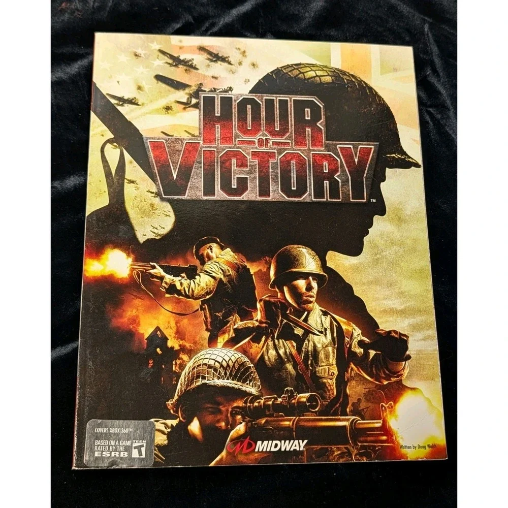 Hour Of Victory Bradygames Official Strategy Game Guide‎ Book Xbox 360 VTG